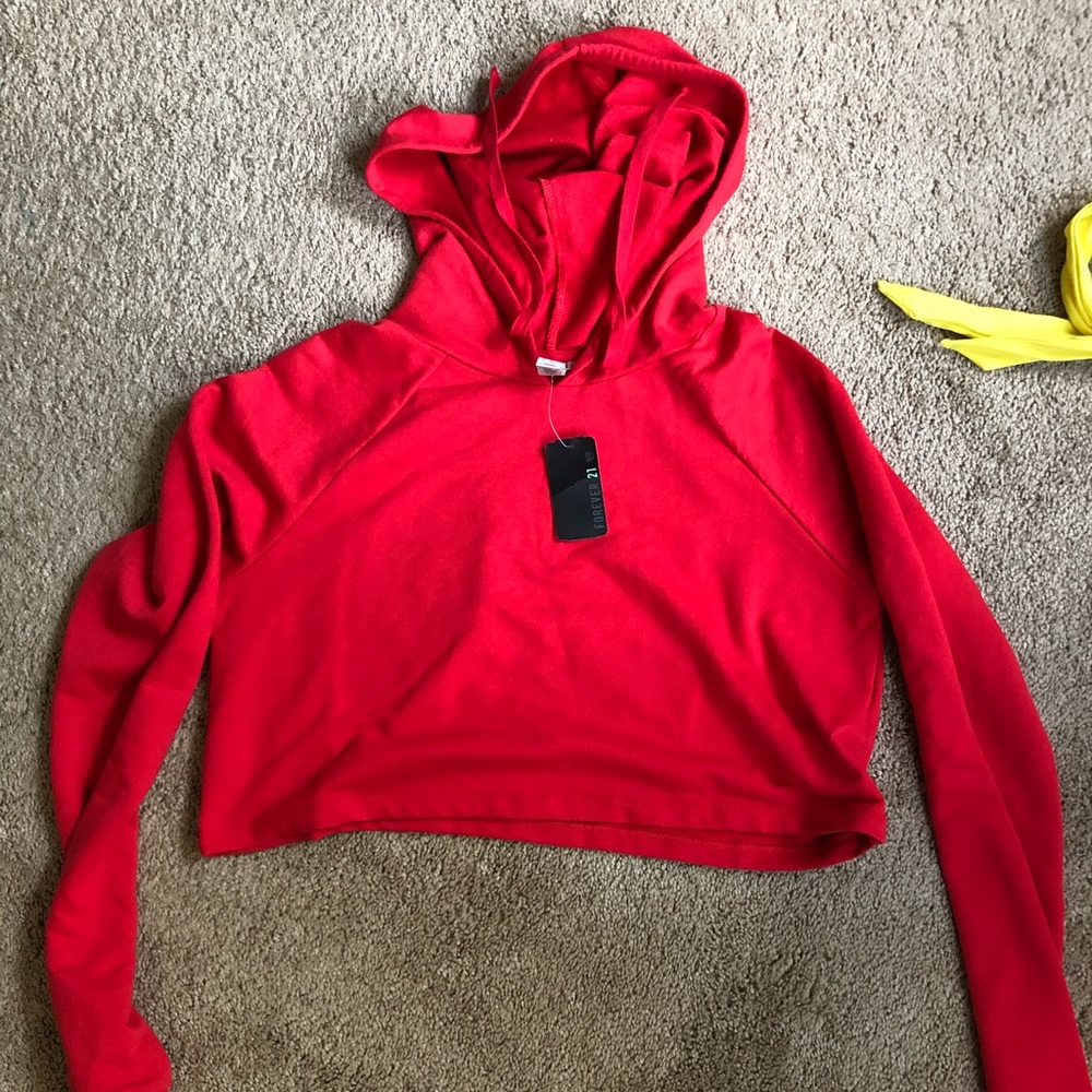 Forever 21 cropped hoodie